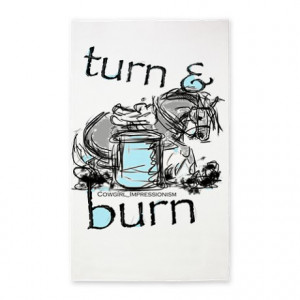 ... Racer Bedroom Décor > Turn and Burn Barrel Racing 3'x5' Area Rug