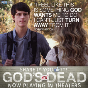 God's Not Dead - Shane Harper as (Josh Wheaton) in God's Not Dead now ...