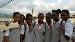 Students in Jamaica