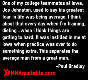 ... extra this separates the average man from a great man paul bradley