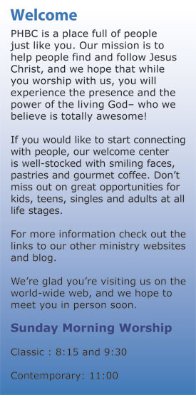 Join us for breakfast on Easter Sunday in the family life center from