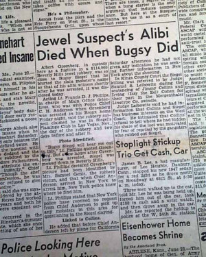 Benjamin Quot Bugsy Siegel