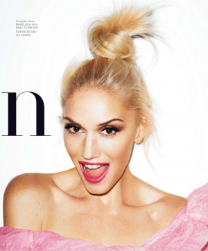 Back to post Gwen Stefani – Harper’s Bazaar Magazine (September ...