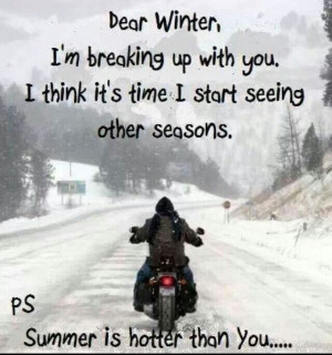 bring on summer or at least spring!