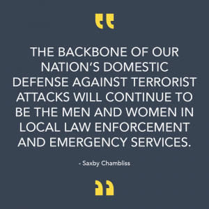 Saxby Chambliss Quote on Law Enforcement