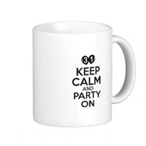 Funny 31 year old designs mug