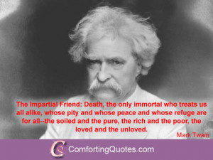 Mark Twain Quotation About Death