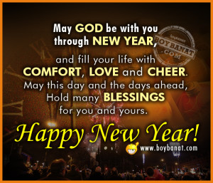 May god be with you through new year