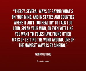 woody guthrie quote