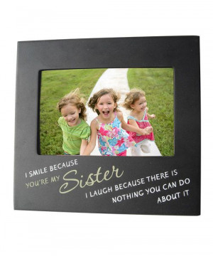 Screen-printed with a clever quote, this modern frame has a spunky ...