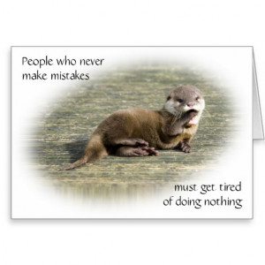 Card Cute Baby Otter Famous