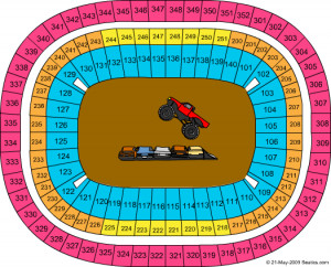 Monster Jam Georgia Dome Seating Chart