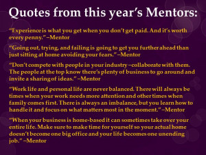 Mentor Quotes 2014