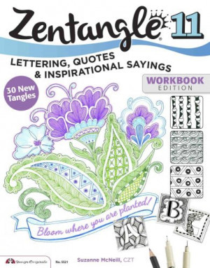 Details about Zentangle 11, Workbook Edition Lettering, Quotes ...