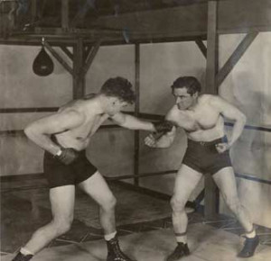 Jack Dempsey and Tom Mix