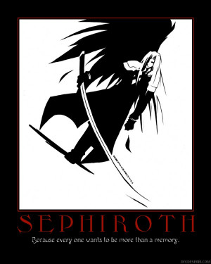 Sephiroth Poster by strider-vamp
