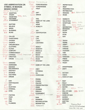 Dominie's Bible Coloring Method