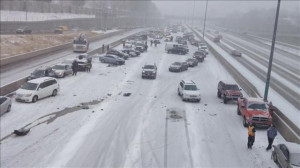 Snow and Ice Storm and Winter Weather Predictions 2014: 100 Car Pile ...