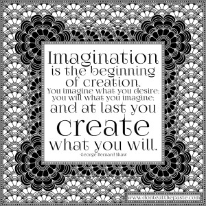 ... quote about imagination and making things happen (printable quote