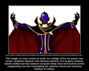 ... : Anime, V For Vendetta, Lelouch Lamperouge, Zero (CODE GEASS), Quote