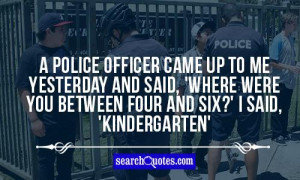Police Officer Thank You Quotes