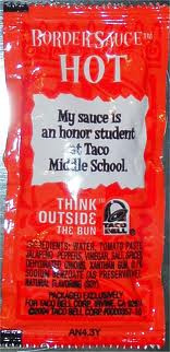 taco bell sauce packet sayings 5