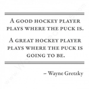 wall quotes wall decals - Wayne Gretzky Hockey
