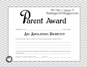 YW Lesson: Honoring Your Parents