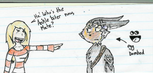 Me and Bunnymund by anger-problems