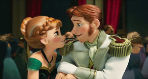 Hans and Anna say these quotes to each other before he proposes to her ...
