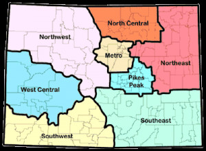 Colorado State Senate Districts Map