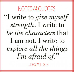 Quote by Joss Whedon; Notes & Quotes Image Series on EuropeanPaper.com ...