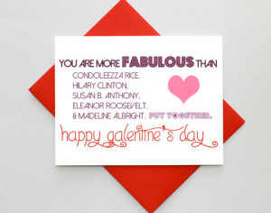 Funny Leslie Knope Galentine’s Day Quote Card