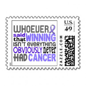 Whoever Said Esophageal Cancer Postage Stamp