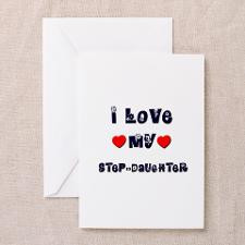 Love MY STEP-DAUGHTER Greeting Cards (Package of for