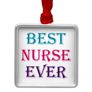Best Nurse Ever Ornaments