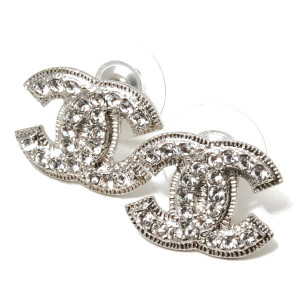 Coco Chanel Earrings Double C