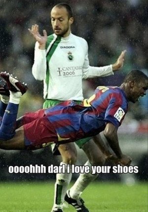 have nice shoes but your football shoes are simply superb and ...