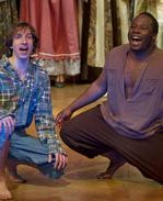 Anthony Malchar as Huck and FaTye as Jim