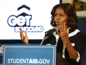 Michelle Obama to visit China schools in March
