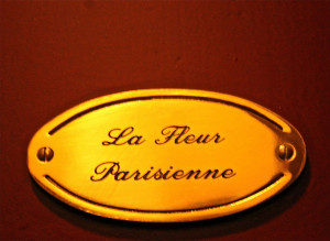 discreet plaque at the door in the Hidden Kitchen's elegant Parisian ...
