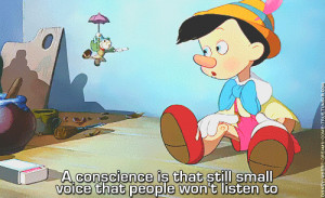 pinocchio your conscience will tell you pinocchio what are conscience