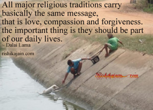 compassion and forgiveness, Dalai Lama,rishikajain.com,Religion Quotes ...