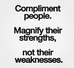 Compliment others