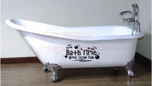 ... bathroom inspirational vinyl wall decal quotes sayings art lettering