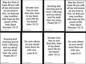 Jesus Bible Verses Concentration Game