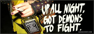 Up All Night Got Demons To Fight Facebook Covers