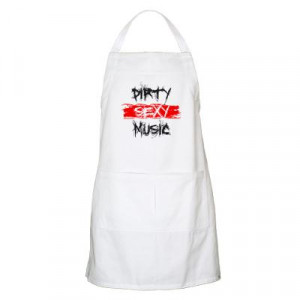 view larger color dirty sexy music apron mmm dirty sexy music we love ...