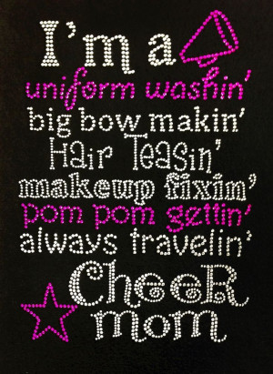 ... The IN THING Boutique !! BLING SHIRTS !! RHINESTONE !! CHEER MOM FAN