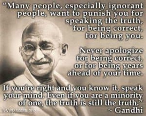 Gandhi Quote on Truth
